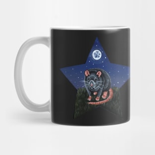 Grey Rat Star Mug